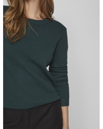 VIDALO O-NECK L/S KNIT TOP- NOOS