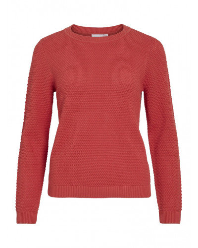 VIDALO O-NECK L/S KNIT TOP- NOOS