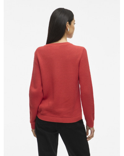 VIDALO O-NECK L/S KNIT TOP- NOOS