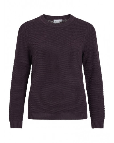 VIDALO O-NECK L/S KNIT TOP- NOOS