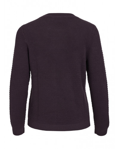 VIDALO O-NECK L/S KNIT TOP- NOOS