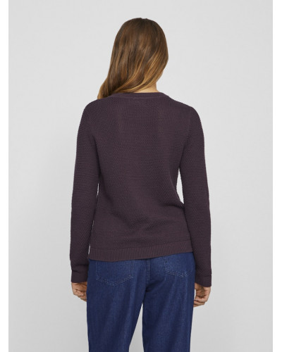 VIDALO O-NECK L/S KNIT TOP- NOOS