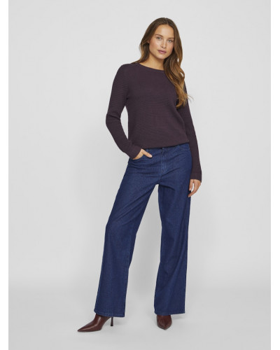 VIDALO O-NECK L/S KNIT TOP- NOOS