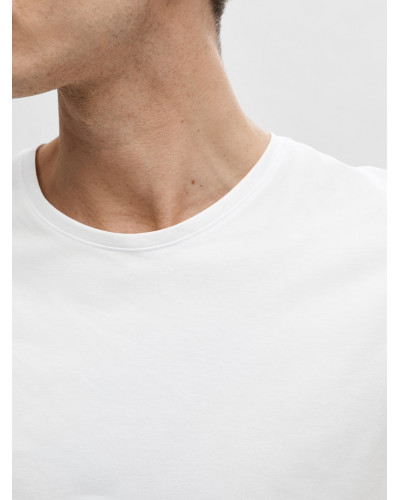 SLHNEWPIMA SS O-NECK TEE NOOS