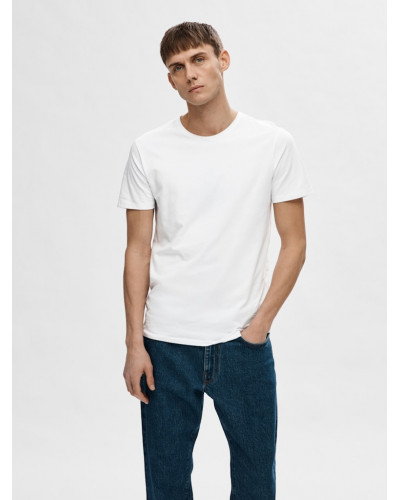 SLHNEWPIMA SS O-NECK TEE NOOS