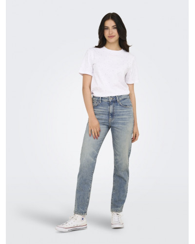 ONLEMILY HW STRETCH ST ANK DOT007 DNM