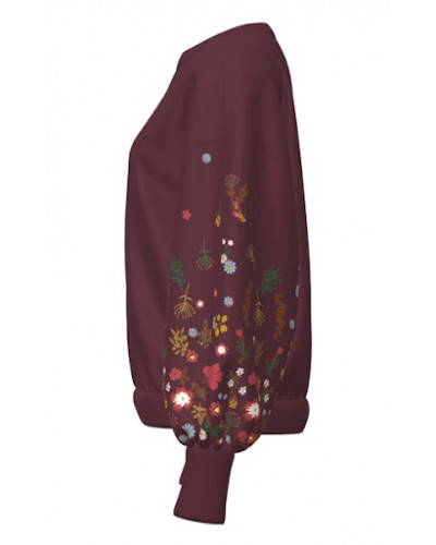 ONLBROOKE L/S O-NECK FLOWER SWT NOOS