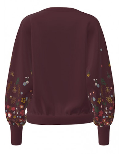 ONLBROOKE L/S O-NECK FLOWER SWT NOOS