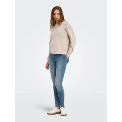 ONLOLIVIA Strickpullover mit Rundhalsausschnitt