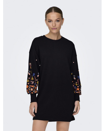 ONLBROOKE LS SHORT DRESS FLOWER SWT