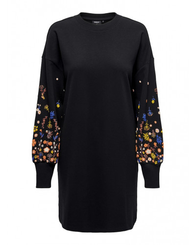 ONLBROOKE LS SHORT DRESS FLOWER SWT