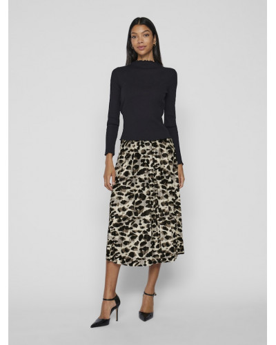 VINITBAN PRINT MIDI SKIRT - NOOS
