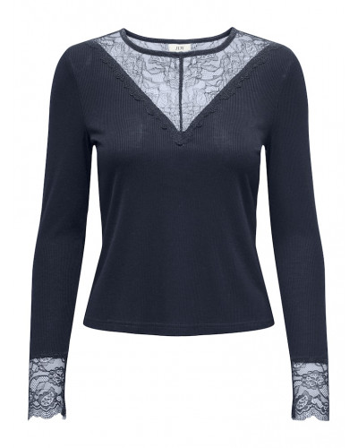 JDYROXY L/S LACE TOP JRS NOOS