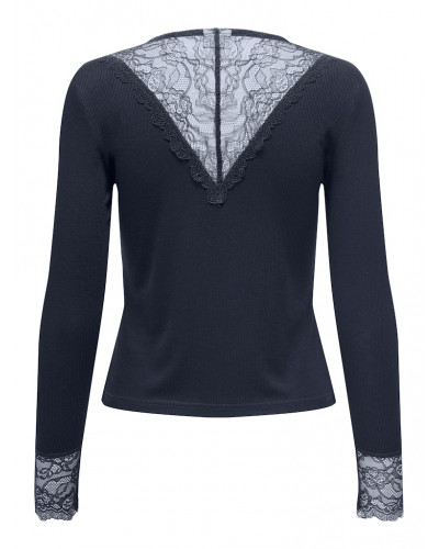 JDYROXY L/S LACE TOP JRS NOOS