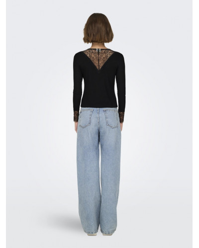 JDYROXY L/S LACE TOP JRS NOOS