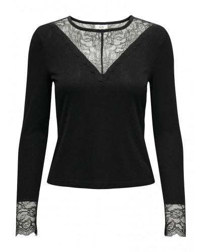 JDYROXY L/S LACE TOP JRS NOOS