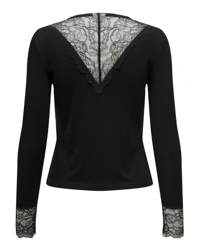JDYROXY L/S LACE TOP JRS NOOS