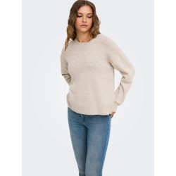 ONLOLIVIA Strickpullover mit Rundhalsausschnitt