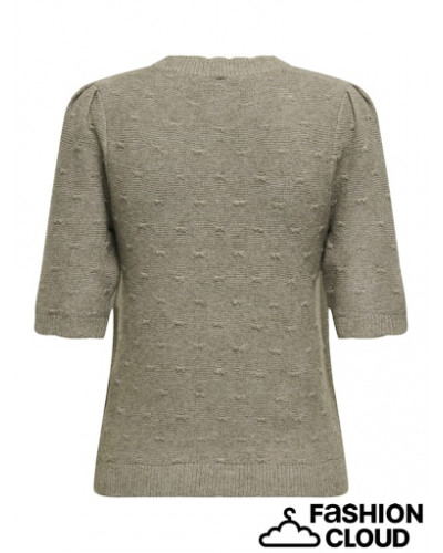 ONLKATIA SS STRUCTURE O-NECK CC KNT