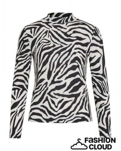 VILEOA L/S HIGH NECK TOP - NOOS