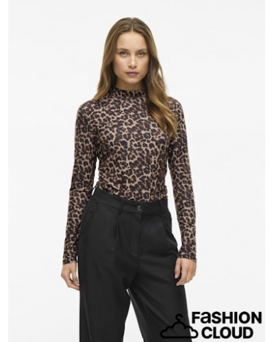 VILEOA L/S HIGH NECK TOP - NOOS