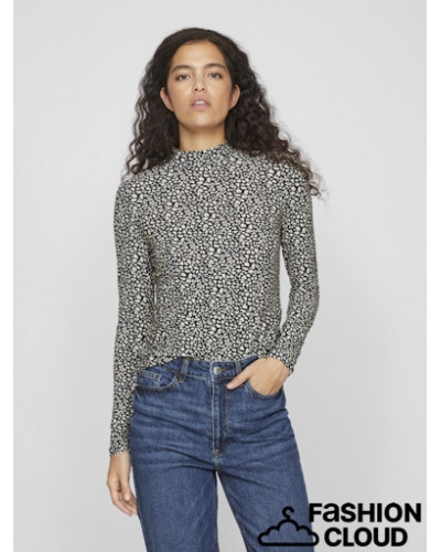 VILEOA L/S HIGH NECK TOP - NOOS