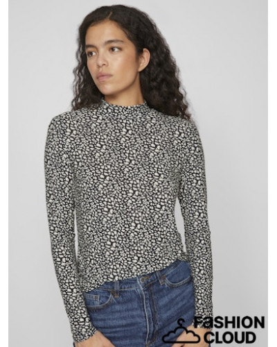 VILEOA L/S HIGH NECK TOP - NOOS