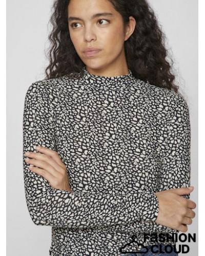 VILEOA L/S HIGH NECK TOP - NOOS