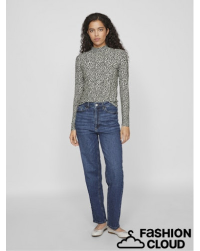 VILEOA L/S HIGH NECK TOP - NOOS