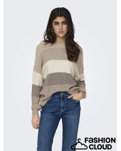 ONLATIA L/S STRIPE PULLOV KNT NOOS