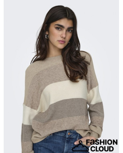 ONLATIA L/S STRIPE PULLOV KNT NOOS