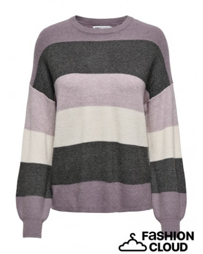 ONLATIA L/S STRIPE PULLOV KNT NOOS