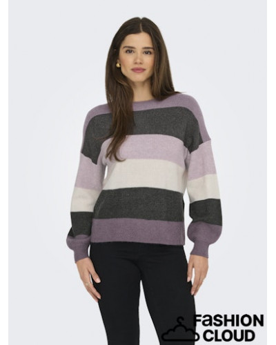 ONLATIA L/S STRIPE PULLOV KNT NOOS