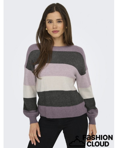 ONLATIA L/S STRIPE PULLOV KNT NOOS