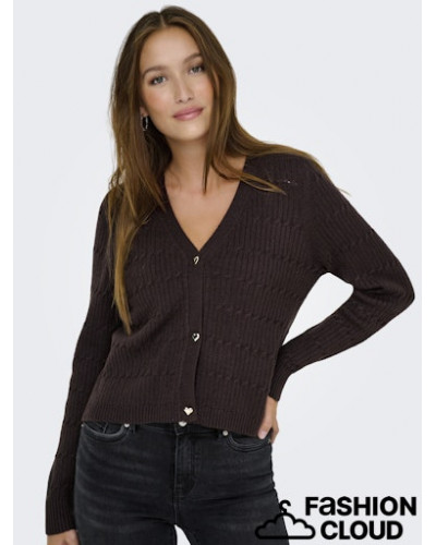 ONLKATIA LIFE LS VNECK CARDI KNT NOOS