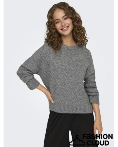 JDYBIGUM L/S O-NECK PULLOVER KNT