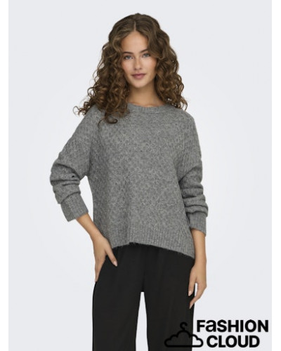 JDYBIGUM L/S O-NECK PULLOVER KNT