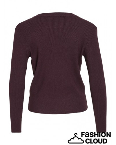 VICOMFY O-NECK L/S KNIT TOP- NOOS