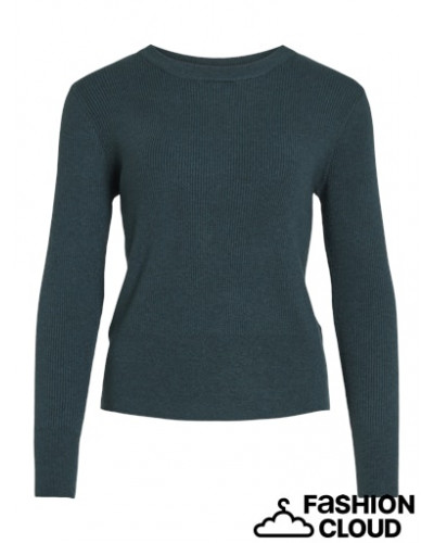 VICOMFY O-NECK L/S KNIT TOP- NOOS
