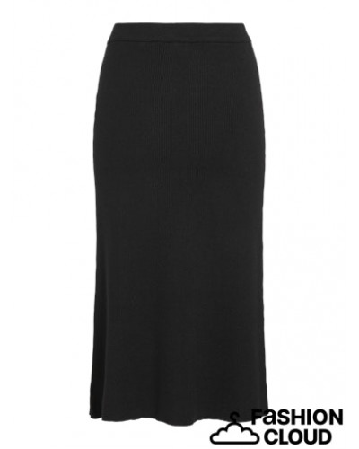 VICOMFY A-LINE KNIT SKIRT- NOOS