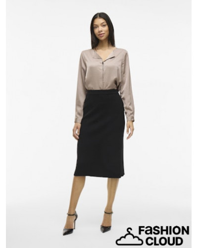 VICOMFY A-LINE KNIT SKIRT- NOOS