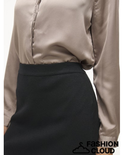 VICOMFY A-LINE KNIT SKIRT- NOOS