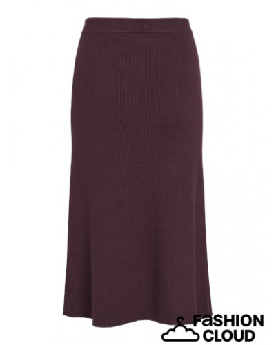 VICOMFY A-LINE KNIT SKIRT- NOOS