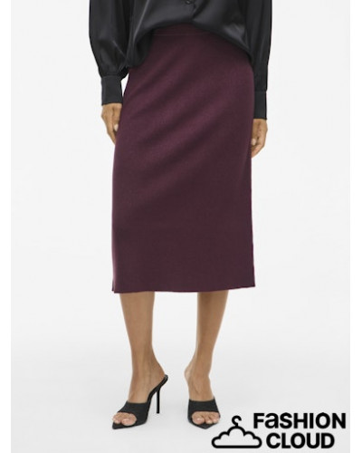 VICOMFY A-LINE KNIT SKIRT- NOOS