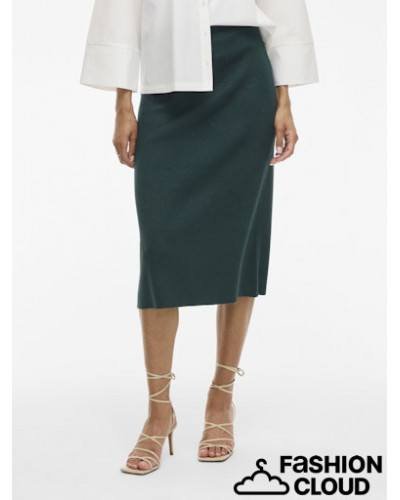 VICOMFY A-LINE KNIT SKIRT- NOOS