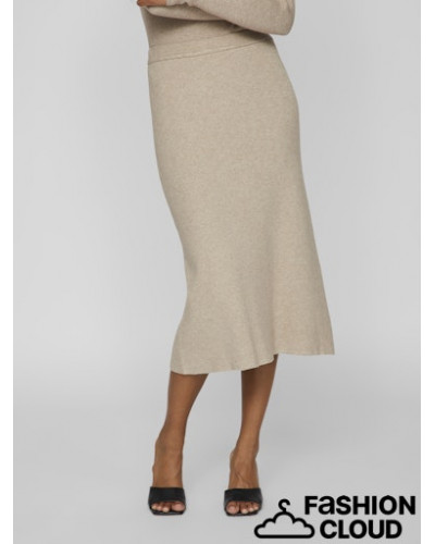 VICOMFY A-LINE KNIT SKIRT- NOOS