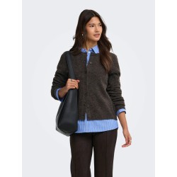 ONLOLIVIA Strick-Cardigan mit Rundhalsausschnitt