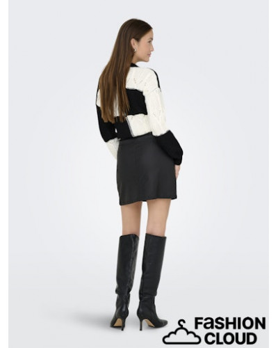 JDYNEWTHUNDER HW COATED SKIRT PNT