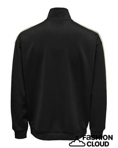 ONSRIBER RLX LS ZIP STRIPE TRACK SWEAT
