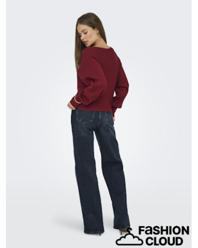 ONLADALINE LIFE L/S SHORT PULLO KNT NOOS